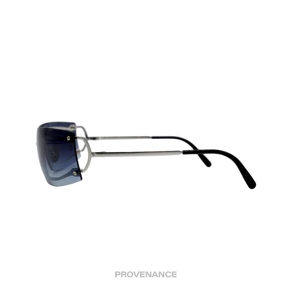 ? Cartier C Decor Shield Sunglasses - Platinum Blue main image 9